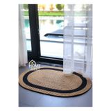 Home Turko Jüt, Desenli Kapı Önü, Paspas, Banyo Paspası, Balkon Paspası/Hediyelik, Ev Eşyası. JÜT-SİYAH 80 x 200