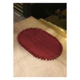 Home Turko Jüt, Desenli Kapı Önü, Paspas, Banyo Paspası, Balkon Paspası/Hediyelik, Ev Eşyası. Kırmızı 80 x 100