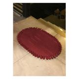 Home Turko Jüt, Desenli Kapı Önü, Paspas, Banyo Paspası, Balkon Paspası/Hediyelik, Ev Eşyası. Kırmızı 80 x 150