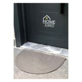 Home Turko Jüt, Hasır, Kapı Önü, Paspas, Banyo Paspası, Balkon Paspası/Hediyelik, Ev Eşyası. GRİ 40 x 70