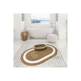 Home Turko Jüt, Hasır, Paspas, Banyo Paspası, Banyo Paspas Takımı Banyo Sepeti, Düzenleyici Banyo Paspası 60 x 100 HASIR-BEYAZ