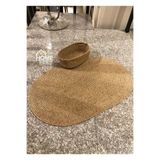 Home Turko Jüt, Hasır, Paspas, Banyo Paspası, Banyo Paspas Takımı Banyo Sepeti, Düzenleyici Banyo Paspası 80 x 120 DüzHasır