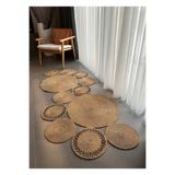 Home Turko Jüt, Kilim, Paspas, Bohem, Halı, Banyo Paspası, Kilim, Halı, Oturma Odası Halısı, Balkon Paspası 100 x 230 Hasır Desenli