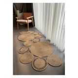 Home Turko Jüt, Kilim, Paspas, Bohem, Halı, Banyo Paspası, Kilim, Halı, Oturma Odası Halısı, Balkon Paspası 55 x 134 Hasır Desenli