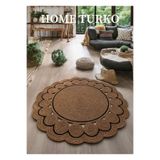 Home Turko Jüt Kilim, Paspas, Mutfak Halısı, Banyo Paspası, Kilim, Halı, Oturma Odası Halısı, Balkon Paspası 100 x 100 HASIR, DESEN-PH-100X100
