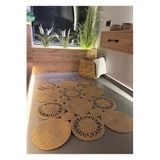 Home Turko Jüt Kilim, Paspas, Mutfak Halısı, Banyo Paspası, Kilim, Halı, Oturma Odası Halısı, Balkon Paspası 90 x 120 Hasır Desenli