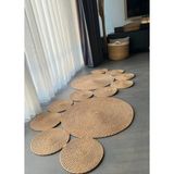 Home Turko Jüt Kilim, Paspas, Mutfak Halısı, Banyo Paspası, Kilim, Halı, Oturma Odası Halısı, Balkon Paspası - Kahverengi - 100 x 230 cm