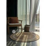 Home Turko Jüt Kilim, Paspas, Mutfak Halısı, Banyo Paspası, Kilim, Halı, Oturma Odası Halısı, Balkon Paspası - Renkli - 120 x 120 cm