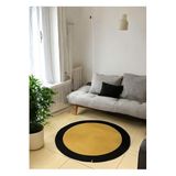 Home Turko Jüt Kilim,Paspas, Mutfak Halısı, Banyo Paspası, Kilim, Halı, Oturma Odası Halısı, Balkon Paspası 140 x 140 jüt-siyah