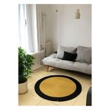 Home Turko Jüt Kilim,Paspas, Mutfak Halısı, Banyo Paspası, Kilim, Halı, Oturma Odası Halısı, Balkon Paspası 80 x 80 jüt-siyah