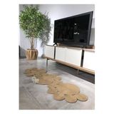 Home Turko Jüt, Paspas, Kilim, Yolluk, Halı, Banyo, Mutfak, Oturma Odası, Balkon, Yatak Odası, Paspası, Halısı 100 x 230 Bej