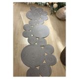 Home Turko Jüt, Paspas, Kilim, Yolluk, Halı, Banyo, Mutfak, Oturma Odası, Balkon, Yatak Odası, Paspası, Halısı 100 x 230 Gri