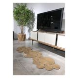 Home Turko Jüt, Paspas, Kilim, Yolluk, Halı, Banyo, Mutfak, Oturma Odası, Balkon, Yatak Odası, Paspası, Halısı 55 x 134 Bej