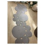 Home Turko Jüt, Paspas, Kilim, Yolluk, Halı, Banyo, Mutfak, Oturma Odası, Balkon, Yatak Odası, Paspası, Halısı 80 x 250 Gri