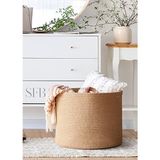 Home Turko Jüt, Saksı, Oyuncak Sepeti, Dekoratif Sepet, Iskandinav Tarzı Saksı, Depolama, Organizer 30X30CM - Renkli - Tek Ebat