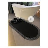 Home Turko Jüt, Sepetli Banyo, Mutfak, Balkon Paspas takımı, Mutfak Halısı, Banyo Paspası, Yıkanabilir Paspas 60 x 120 üçlü Sepetli