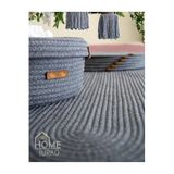 Home Turko Jüt Supla Runner, Sunum Takımı, Çeyizlik Ev Eşyası, Peçetelik, 7'li Takım, Boho Takım Antrasit