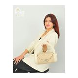 Home Turko Mini Jüt Hasır Portföy Clutch El Çantası, Kadın Çantası, Jüt Boho Çanta, Açık Jüt-Bej