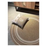 Home Turko Moderin, Hasır, Jüt Desenli, Naturel, Jüt Dekoratif, Kilim, Salon,mutfak Halısı Hediyelik, Ev Eşyası 100 x 100 Hasır, NAYLA-F1-100X100