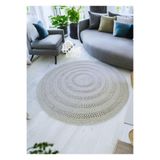 Home Turko Yıkanabilir Hasır, Kilim/Paspas, Yolluk, Desenli, Kolidor, Balkon, Mutfak, Halısı, Dekoratif Paspas 100 x 100 Gri