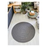Home Turko Yıkanabilir Hasır, Kilim/Paspas, Yolluk, Desenli, Kolidor, Balkon, Mutfak, Halısı, Dekoratif Paspas 90 x 90 Antrasit