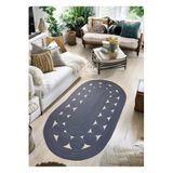 Home Turko Yıkanabillir,Çift Taraflı, Papatya Desenli, Bohem Tarzı Hasır/Jüt, Kilim, Halı. Modern, Ev Eşyası 80 x 120 antrasit