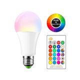 Home Uzaktan Kumandalı Renk Değiştiren Ampul Rgb 9w Beyaz Dahil 1