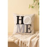 Home Yazılı Punch Dekoratif Kırlent Kılıfı