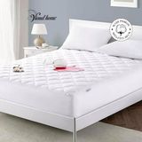 HOME%100 Pamuklu Kapitone Sıvı Geçirmez Yatak Koruyucu Alez 90X190 cm Fitted Full Kenar