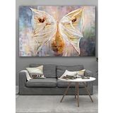 HOMEARTHS Kelebek Ve Sanat Kanvas Tablo 70 x 100 cm