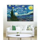 HOMEARTHS Van Gogh Yıldızlı Gece Duvar Kanvas Tablo (70 x 100 cm)