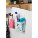 HomeBasics Asılabilir Dolap İçi Düzenleyici Mutfak Banyo Organizer Çok Amaçlı Plastik