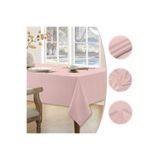 HomeBerry KETEN PEMBE MASA ÖRTÜSÜ