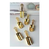 Homecare 715869 Vintage El Yapımı Gold 6'lı Baharat Ölçü Kaşığı Seti