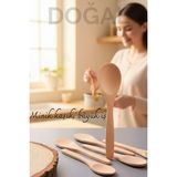 HomeCare Doğal Gürgen 6'lı Ahşap Servis Kaşığı – 13 cm, Mini Boy, Şık ve Pratik Mutfak Yardımcısı 713748