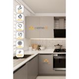 HOMECC Soft Taş Rengi Yapışkanlı Kaplama Folyo 120 cm – Mobilya, Duvar, Kapı, Mutfak... Yapiskanli Kaplama Folyo 120x400 cm - Duvar Kagidi Folyo SM936