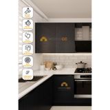 HOMECC Yapışkanlı Folyo - Fayans kaplama - Mobilya Duvar Kapı Yapiskanli Kaplama Folyo 120x800 cm - Duvar Kagidi Folyo PP606
