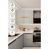 HOMECC Yapışkanlı Folyo -Kendinden Yapışkanlı Duvar Kağıdı - Mobilya Duvar Kapı Yapiskanli Kaplama Folyo 120x100 cm - Duvar Kagidi Folyo PP616