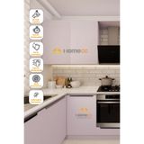 HOMECC Yapışkanlı Folyo - Super Mat Lila - Mobilya Duvar Kapı Yapiskanli Kaplama Folyo 120x50 cm - Duvar Kagidi Folyo SM932