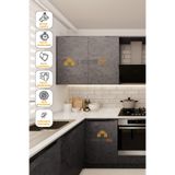 HOMECC Yapışkanlı Kaplama Folyo 120 cm – Beton Gri Renk | Mobilya, Duvar ve Kapı İçi... Yapiskanli Kaplama Folyo 120x450 cm - Duvar Kagidi Folyo ST674