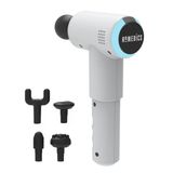 Homedics Mini Masaj Tabancası | Masaj Tabancası | Taşınabilir Fizyoterapi Masaj Aleti, Profesyonel Physio Derin Masaj Aleti, Fasya Masaj Aleti, 5 Masaj Başlığı, Kablosuz, Şarj Edilebilir - Beyaz