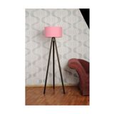 Homedit 3 Ayakli Tripod Lambader Abajur Kumas Baslik---Pembe-C