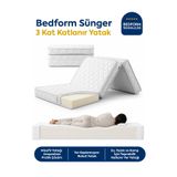 Homedius Bedform Sünger 3 Kat Katlanır Yatak 90x190x12