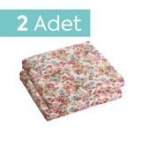 Homedius Çıkarılabilir Kılıflı Sandalye Minderi 40x40x4 cm 2'li Çok Renkli