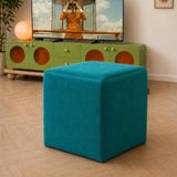 Homedius Çok Amaçlı Puf Qube Kadife 40x40x40 Yeşil