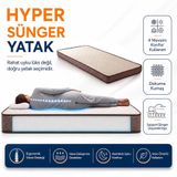 Homedius Hyper Sünger Tek Kişilik Ortopedik Yatak 90x190x12 cm