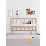 Homedius Smart Çıkarılabilir Kılıflı Bebek Yatağı - Beyaz - 60 x 120 cm