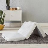 Homedius Trend Tek Kişilik Katlanır Yatak 90x190 cm Beyaz