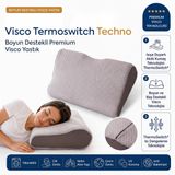 Homedius Visco Termoswitch Techno Boyun Destekli Premium Visco Yastık 54x30 cm