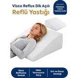 Homedius Viscotherm Reflux Dik Açılı Reflü Yastığı - 65 x 60 cm - Beyaz